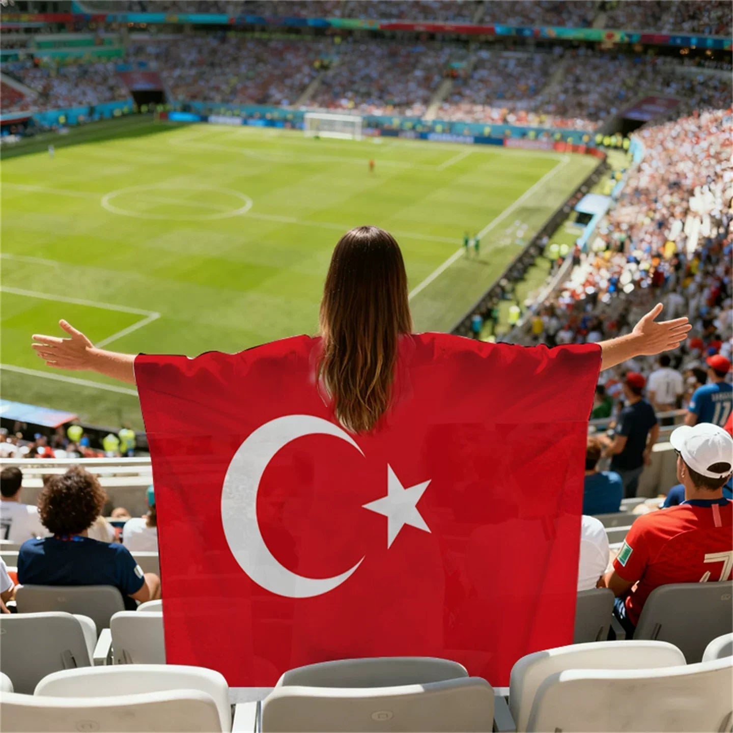 World Cup supporter cape