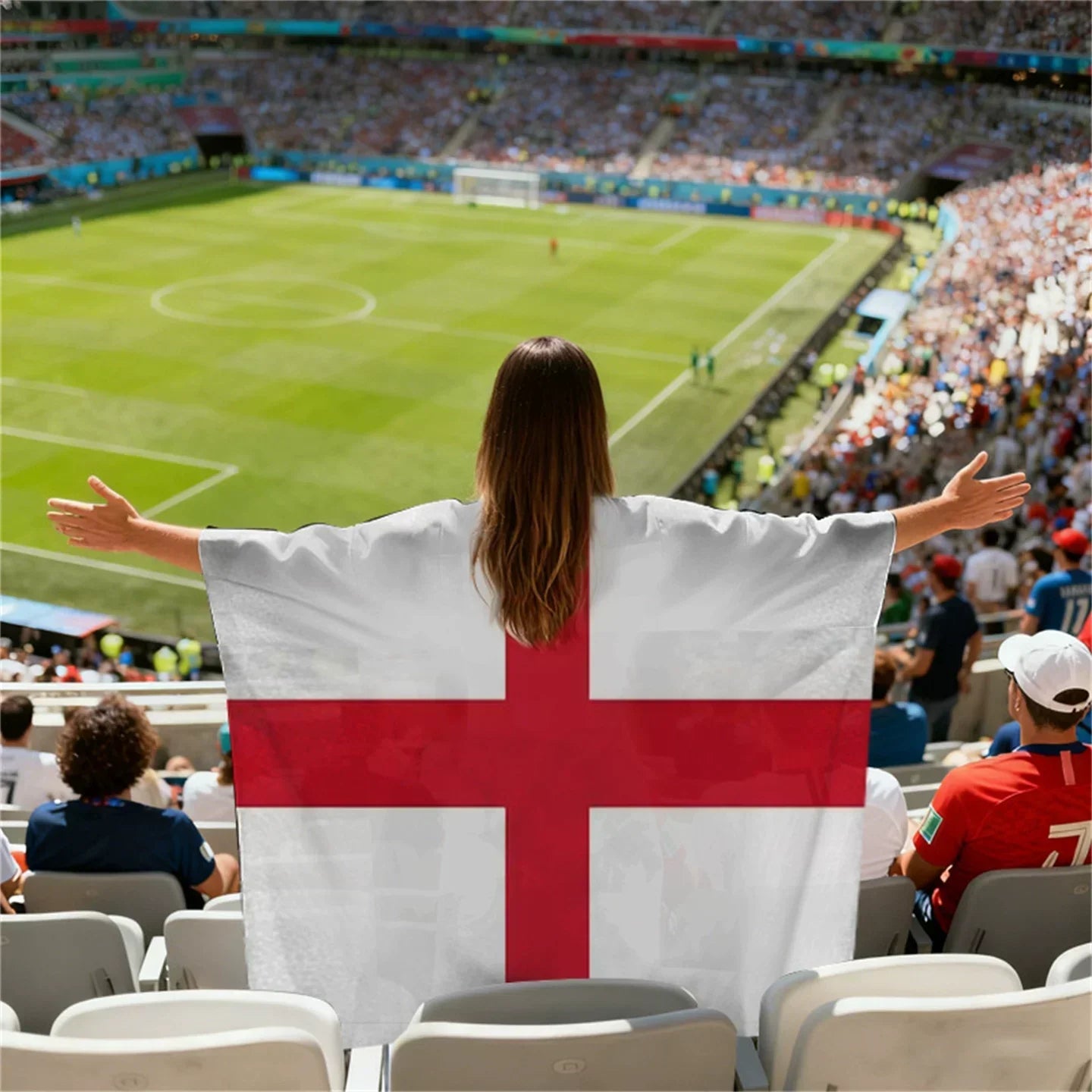 World Cup supporter cape