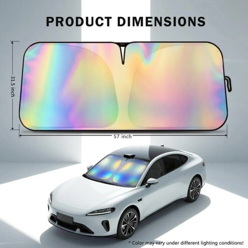 Foldable Car Windshield Sunshade | 99% UV Block | Universal Fit for Cars, SUVs & Trucks