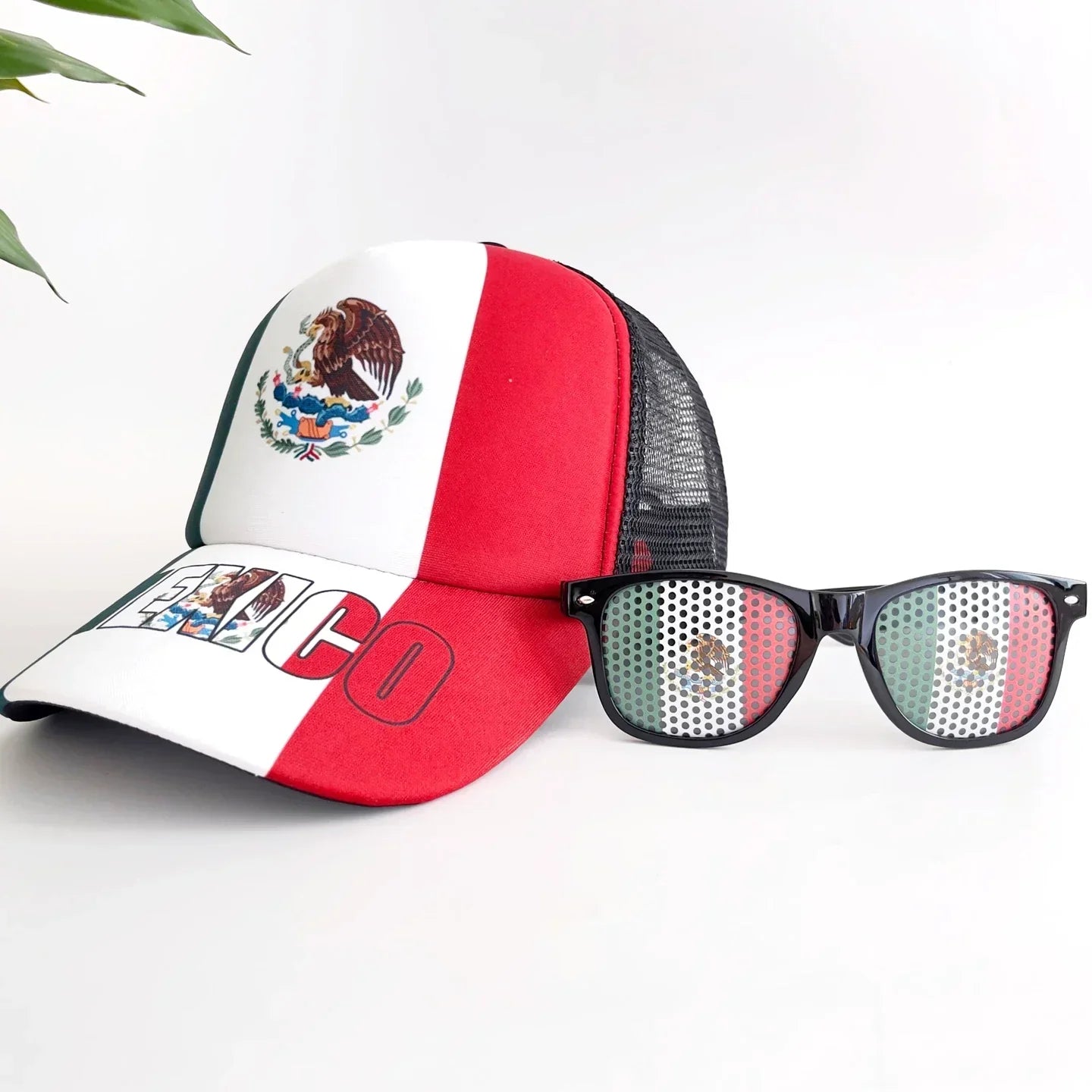 World Cup support hats and glasses